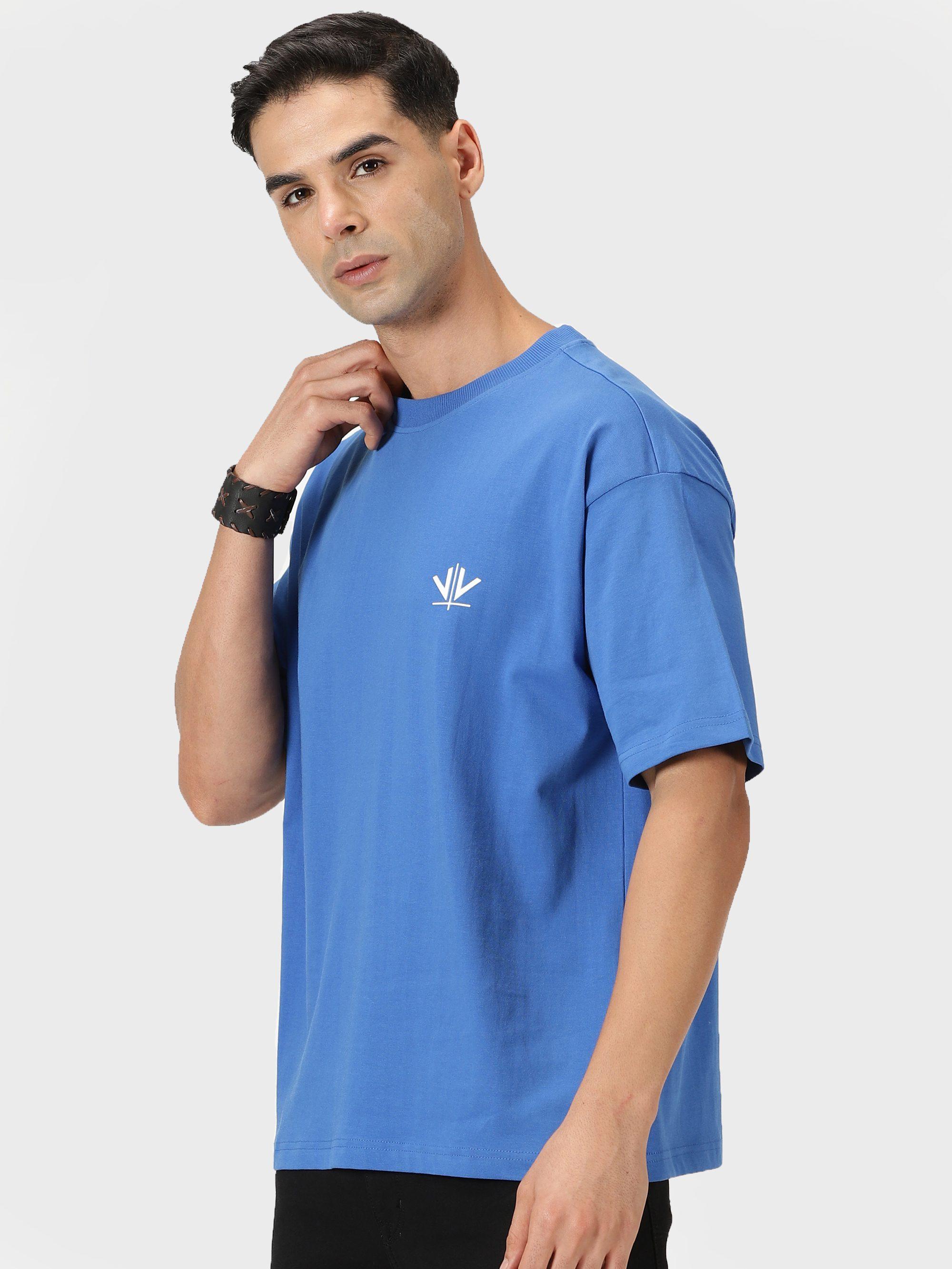 Men's Signature Drop Shoulder Half-Sleeves Tee - HIPHOP